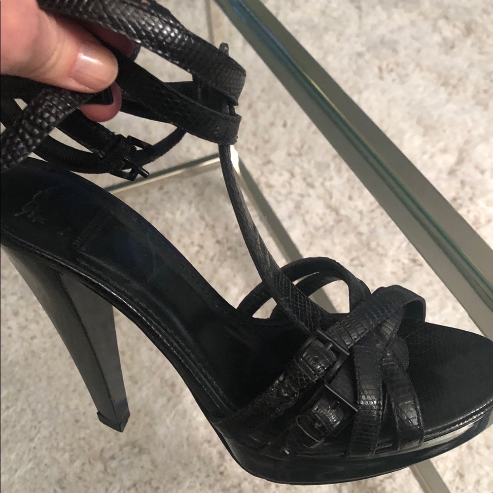 Burberry black sandals